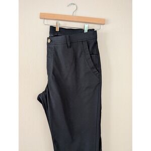 Walter Sky Mens 40 Black Chinos Pants Straight Leg WS-B01 Wicking Golf Tech Work